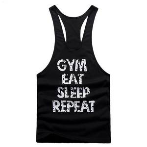 Wholesale in Pakistan man stringer gym vest, blank stringer custom gym men's singlet