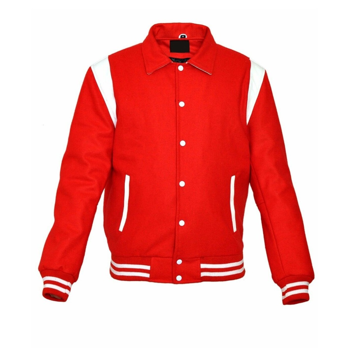 OEM Wholesale New Design Orange Custom High Quality Wool Letterman Bomber Varsity Jackets For Men And Women