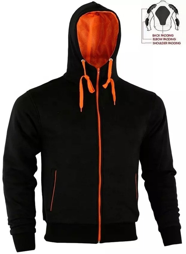 Motorbike Hoodie with Custom Logo and Armored Lining for Men and Women Protection Hoodie Best hoodies