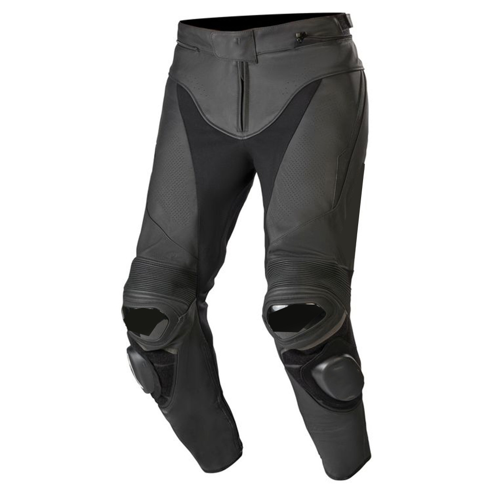 Racing Motorcycle Windproof Protective Original Leather Motorbike Pant