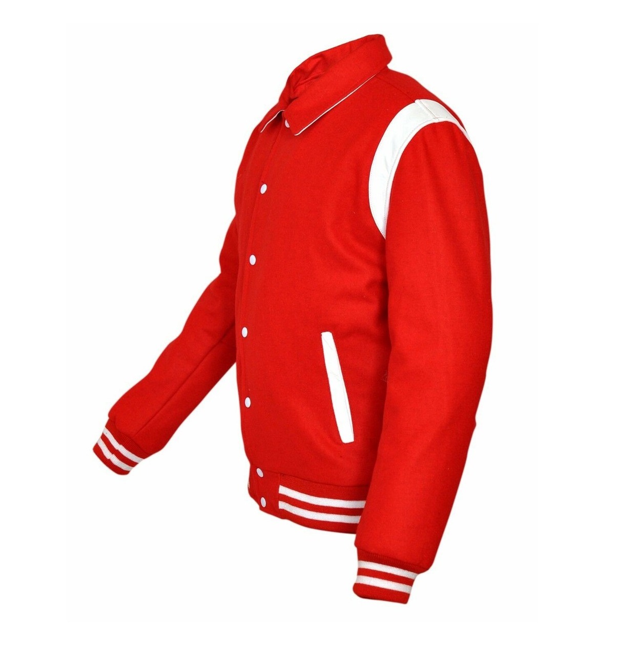 OEM Wholesale New Design Orange Custom High Quality Wool Letterman Bomber Varsity Jackets For Men And Women