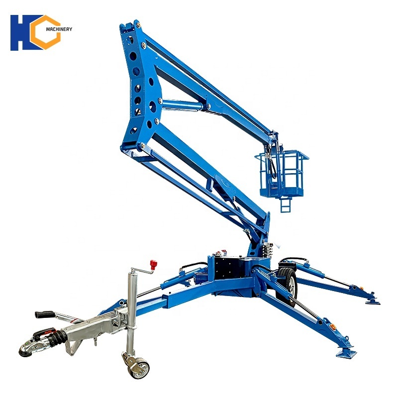 15m 21 m cherry picker for sale boom spider crawler lift personnel lift platform