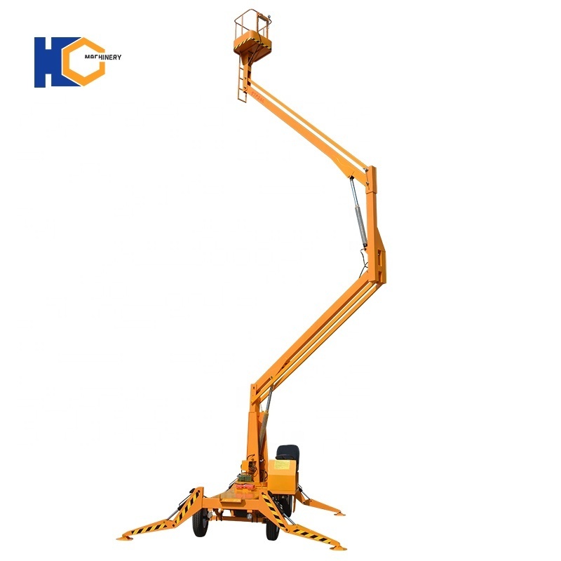 15m 21 m cherry picker for sale boom spider crawler lift personnel lift platform