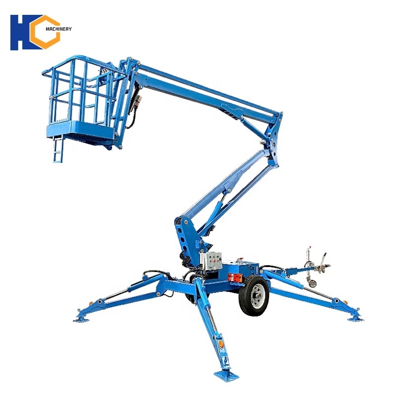 15m 21 m cherry picker for sale boom spider crawler lift personnel lift platform