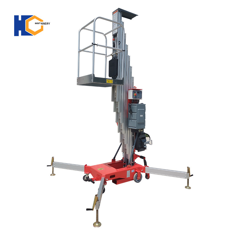 Cheap scaffolding 8-18m mobile aluminium electric hydraulic lift table platform for sale