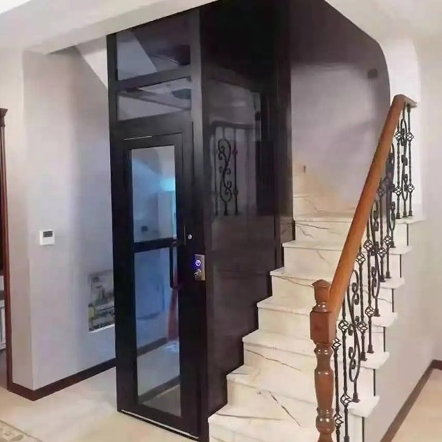 Mini house elevator residential lift 2-3 person home outdoor elevator small home elevator