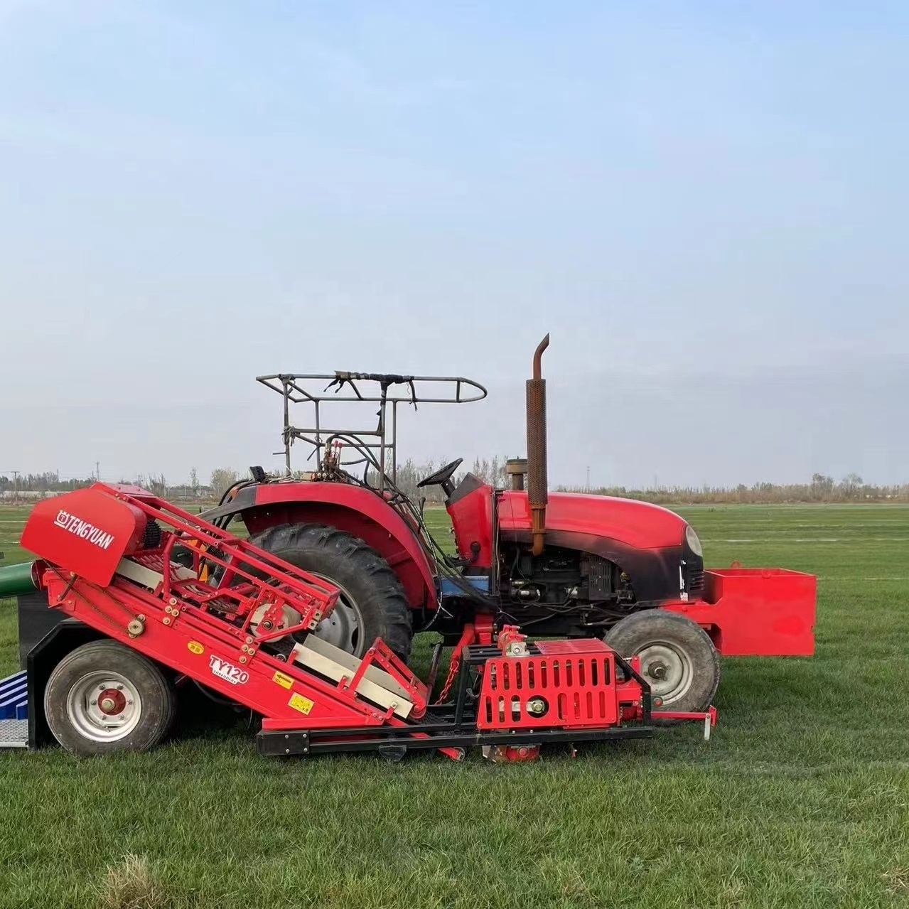 Green Lawn Turf Harvester,  Lawn Harvesting Equipment,