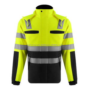 Safety Work Wear Jacket Hi Vis Reflective Custom logo top quality latest design Construction Safety Jackets