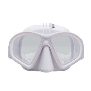 Anti Fog Camouflage vision free dive mask camera mount diving glasses Go pro scuba diving equipment mask