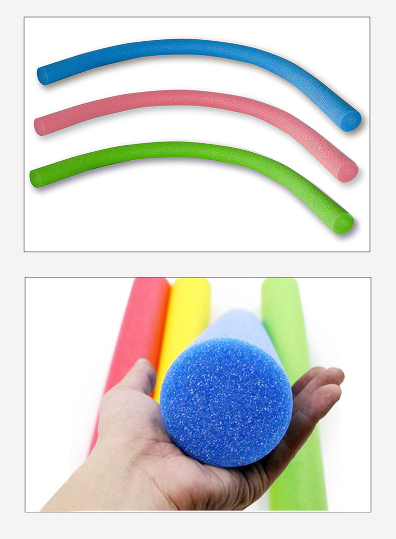 Free Sample Chinese manufacturer Colorful hollow EPE tube Float Water Woggle Swimming foam pool noodle