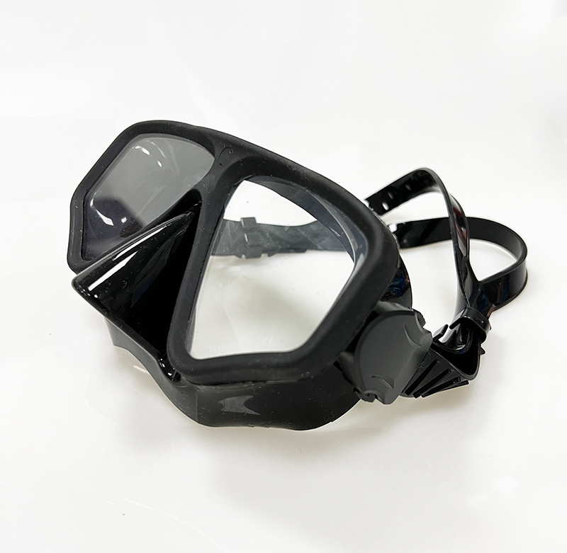 High end professional custom printing Diving Goggles with nose cover Frameless silicone dive mask Waterproof