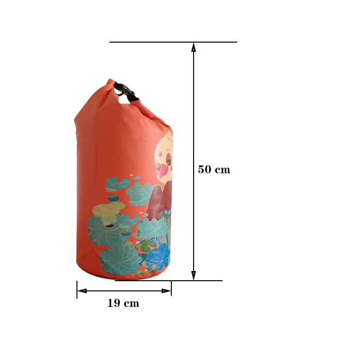 5L 10L 20L 30L Floating Backpack Eco Friendly Waterproof Dry Bag Roll Top Dry Compression Sack Keeps Gear Dry for Camping