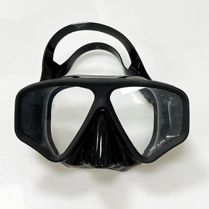 High end professional custom printing Diving Goggles with nose cover Frameless silicone dive mask Waterproof