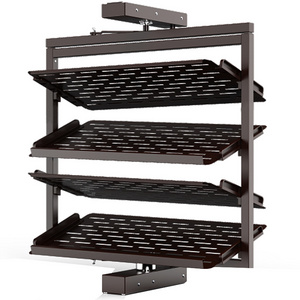 Rotating Shoe Rack Shoes For Entryways Racks Online Organizer Storage Stand Metal Shelf Home Kids Steel Wall Mounted 10 Tier