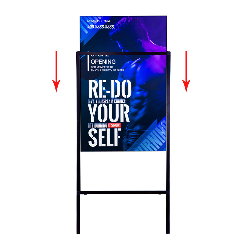 advertising a stand a board outdoor changeable message sidewalk sign