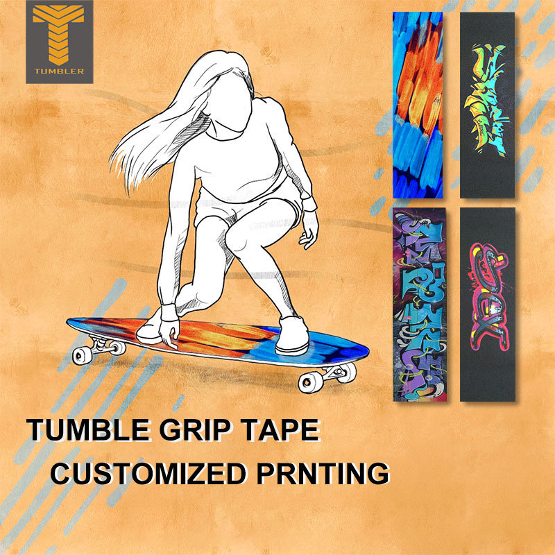 Mob Custom Print Flags Graphic Clear 36 Grit Roll Land Surf Skate Board Logoskateboard Grip Tape For Skateboard Print Griptapes