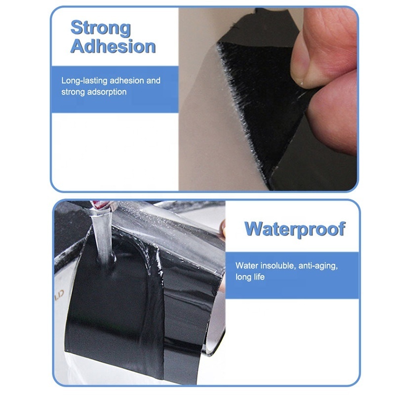 Wholesale OEM Strong Waterproof Mesh Pipe Electrical Insulation Pvc Leakage Roof Leather Water Adhesive Leak Repair Tape