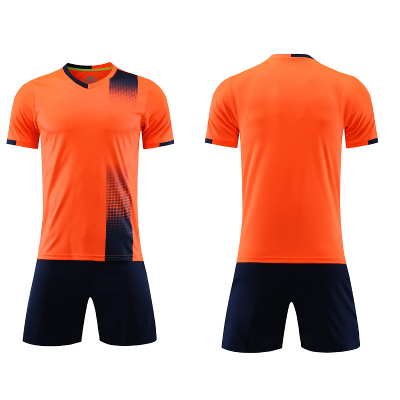 Free sample football suit, male and female adult wholesale printing, student competition training uniform, sportswear, football