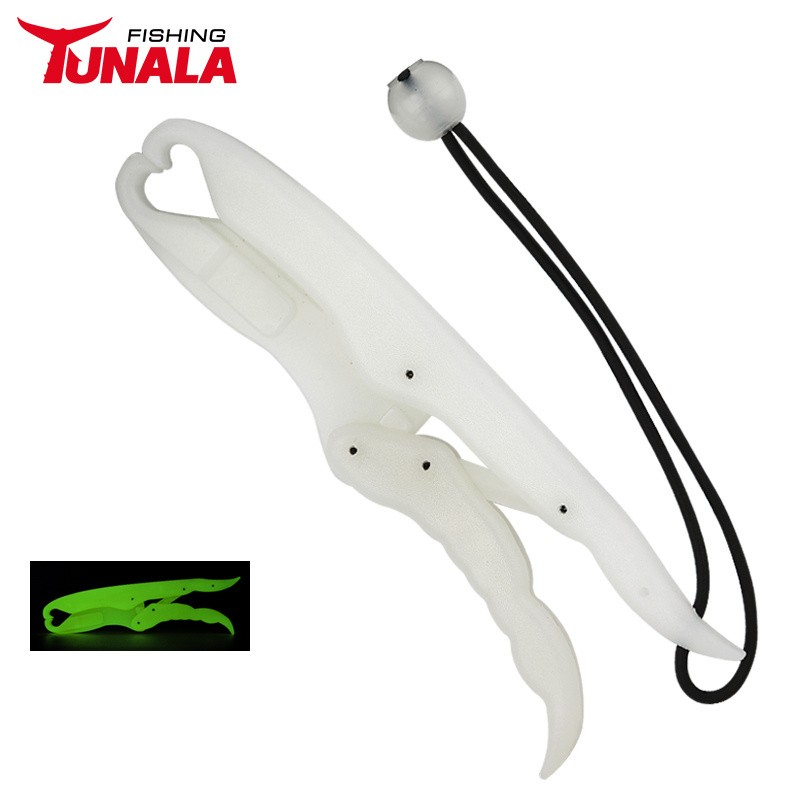 Outdoors Luminous Fish Grip Controller Fish Gripper ABS Plastic Fishing Grabber Clip Fish Control Tackle