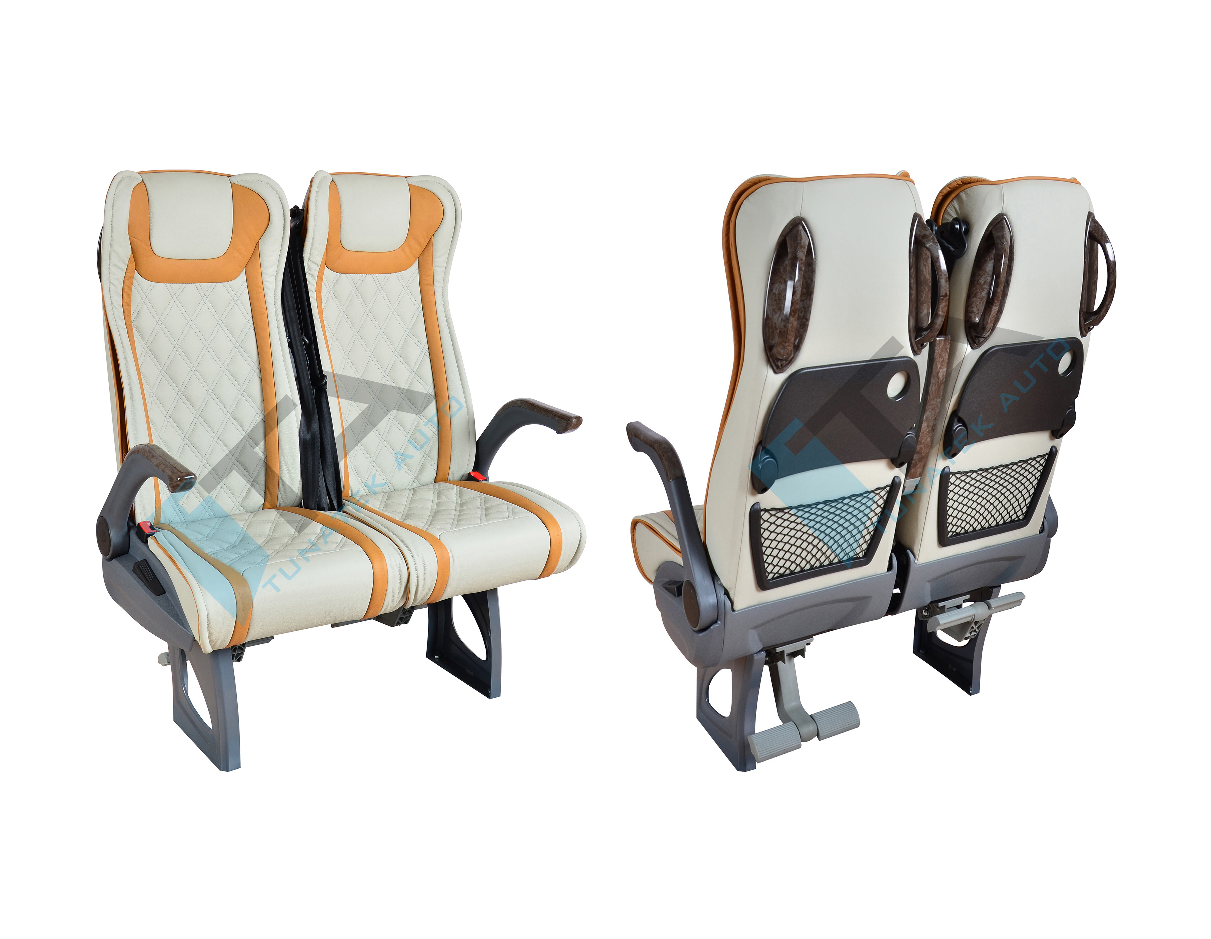 Tourism Bus minibus camper van conversion passenger Seat reclining with arm rest fabric cover