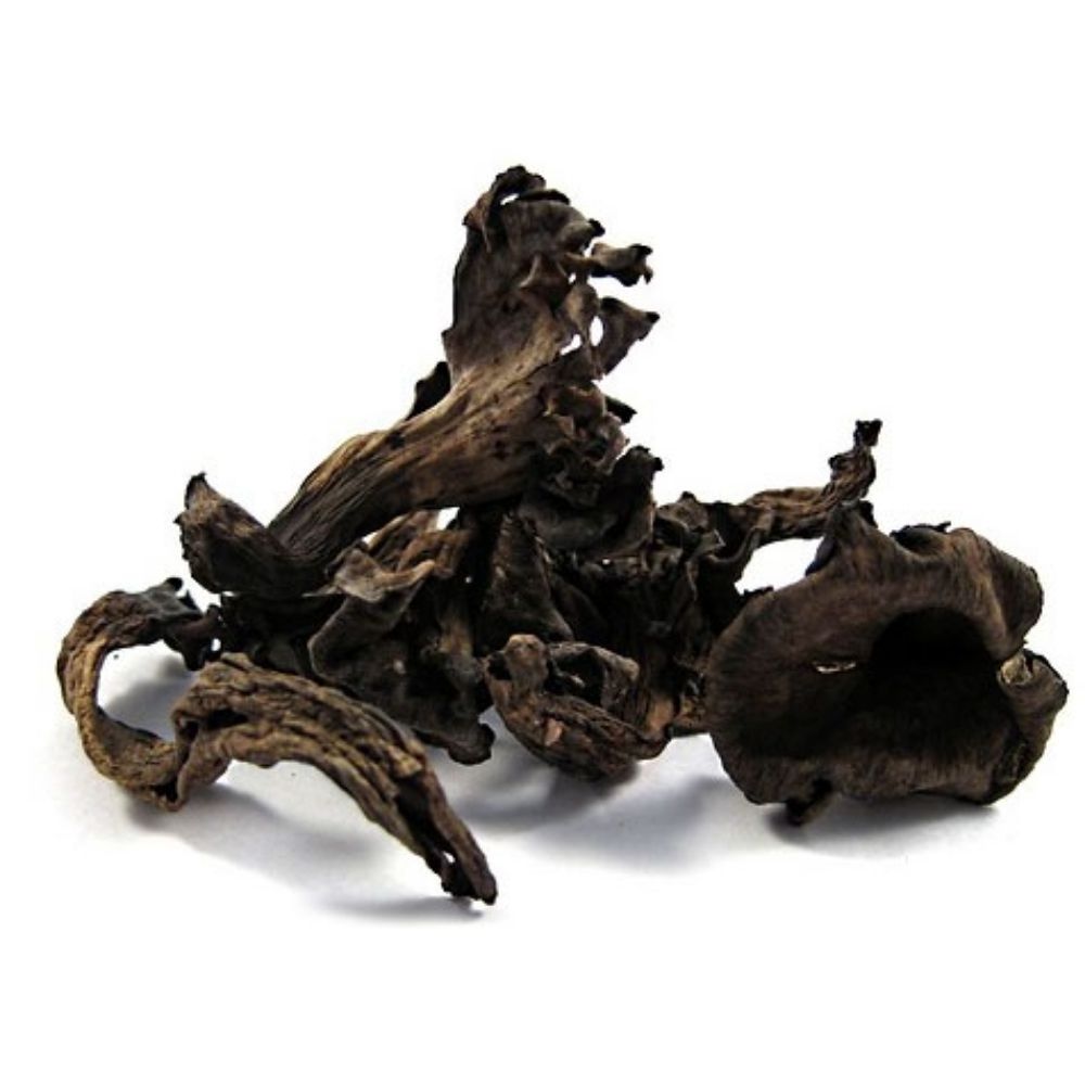 Turkish Wild Black Trumpet Black Chanterelles Turkish Wild Trumpet Mushroom Turkish Edible Gourmet Wild Mushroom High Quality