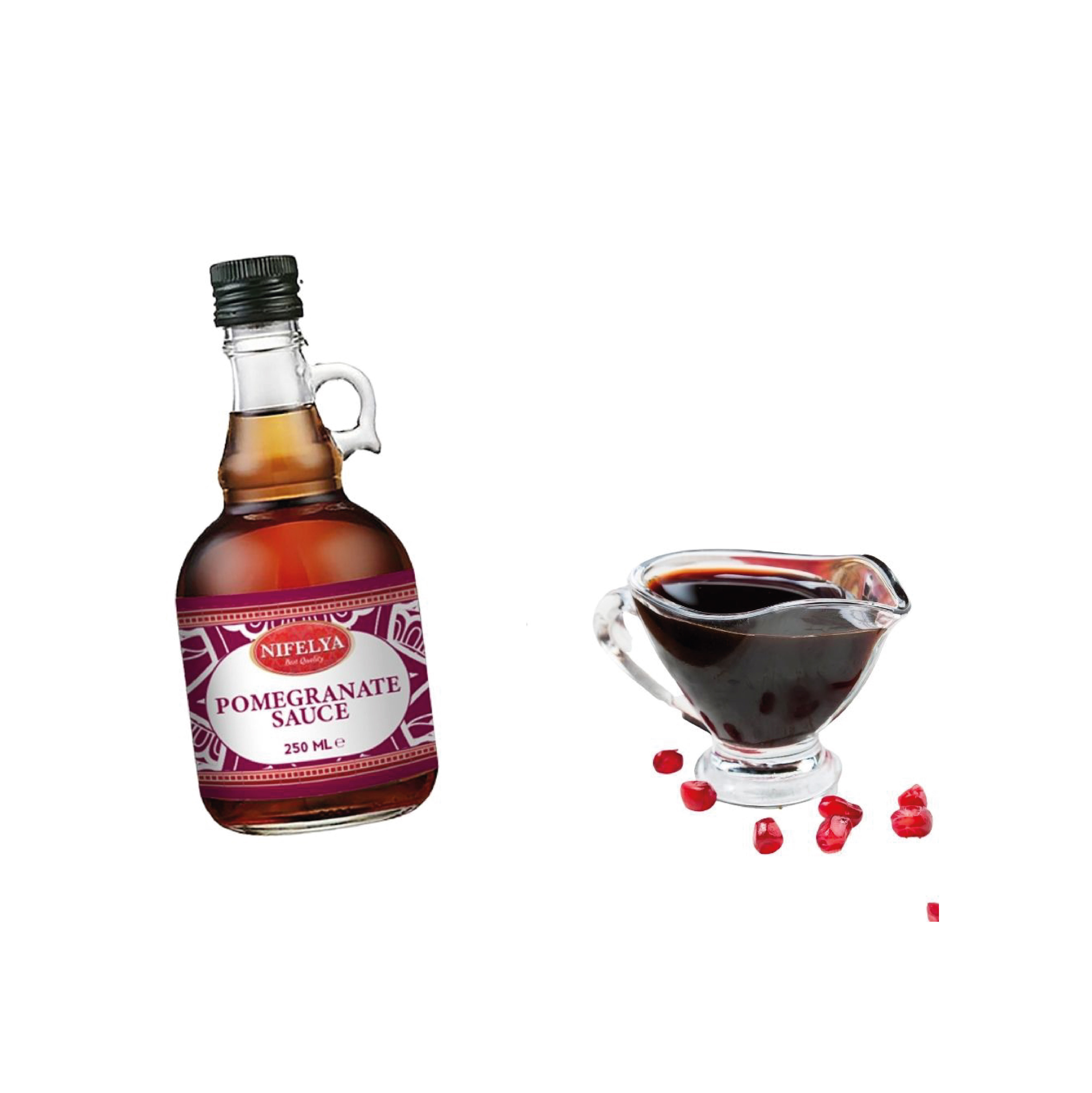 Pomegranate Molasses Made From 100% Natural Pomegranate Concentrated Fruit Juice Dipping Sauce Pomegranate Sweet Sauce