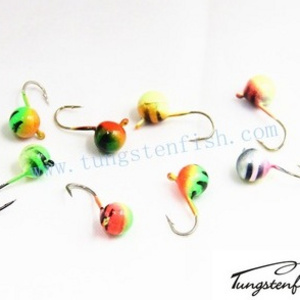 Marmooska Real Tungsten Wolfram Ice Jigs for Ice Fishing