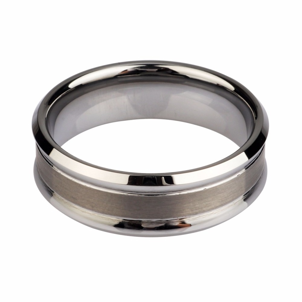 Customized Wholesale High Quality Tungsten Carbide Blank Ring For Inlay jewelry cores