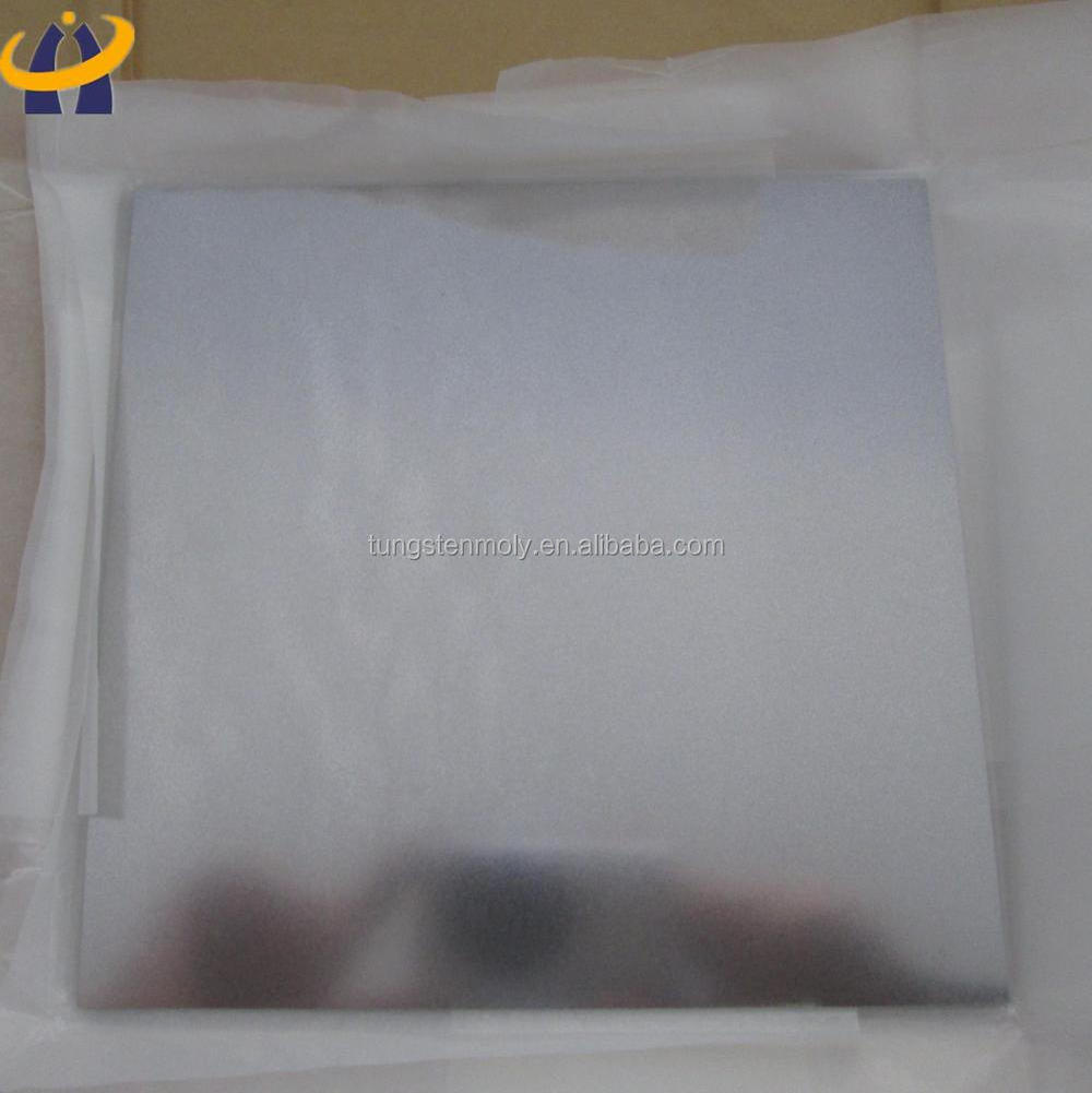 Best price high quality WRe5 sheet tungsten rhenium plate per kg from factory