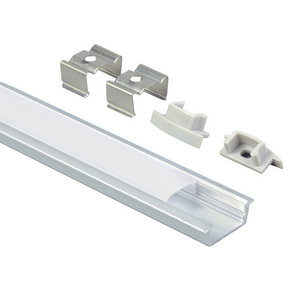 Milky PC cover aluminum profile led linear light recessed led wall profile aluminium