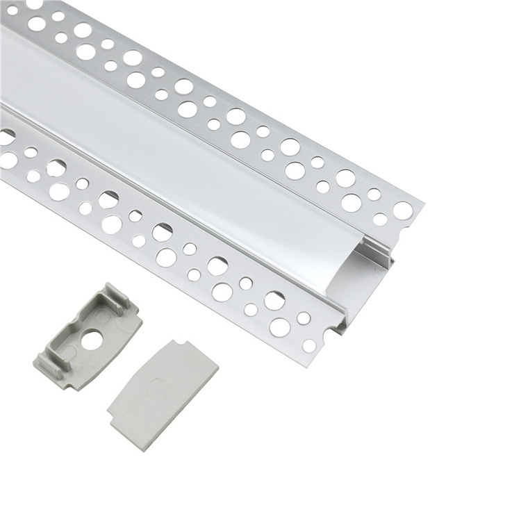 Led recessed ceiling lights low profile plaster in linear light led fixture