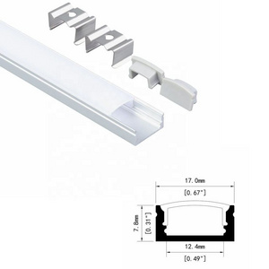 1708 led line light 12V cabinet light super bright aluminum 4ft surface mounted linear led light