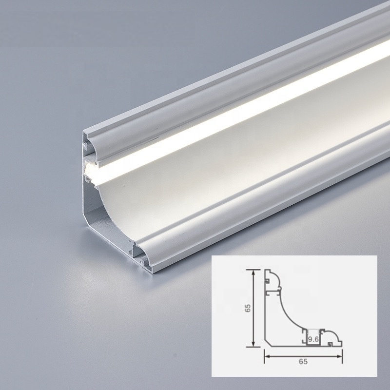 65X65mm Plaster Line LED Strip Light Emitting Linear Light Free Ceiling Project Shaded Corner Linear Lights