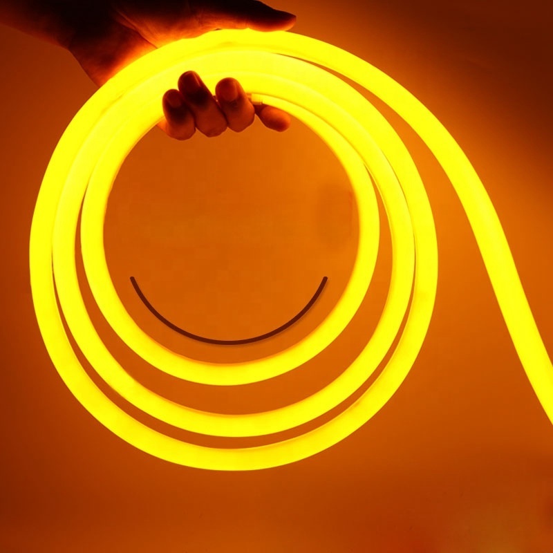 360 degrees 270 degrees luminous circular luminous LED silicone neon strip 22mm 25mm modeling flexible luminous light strip