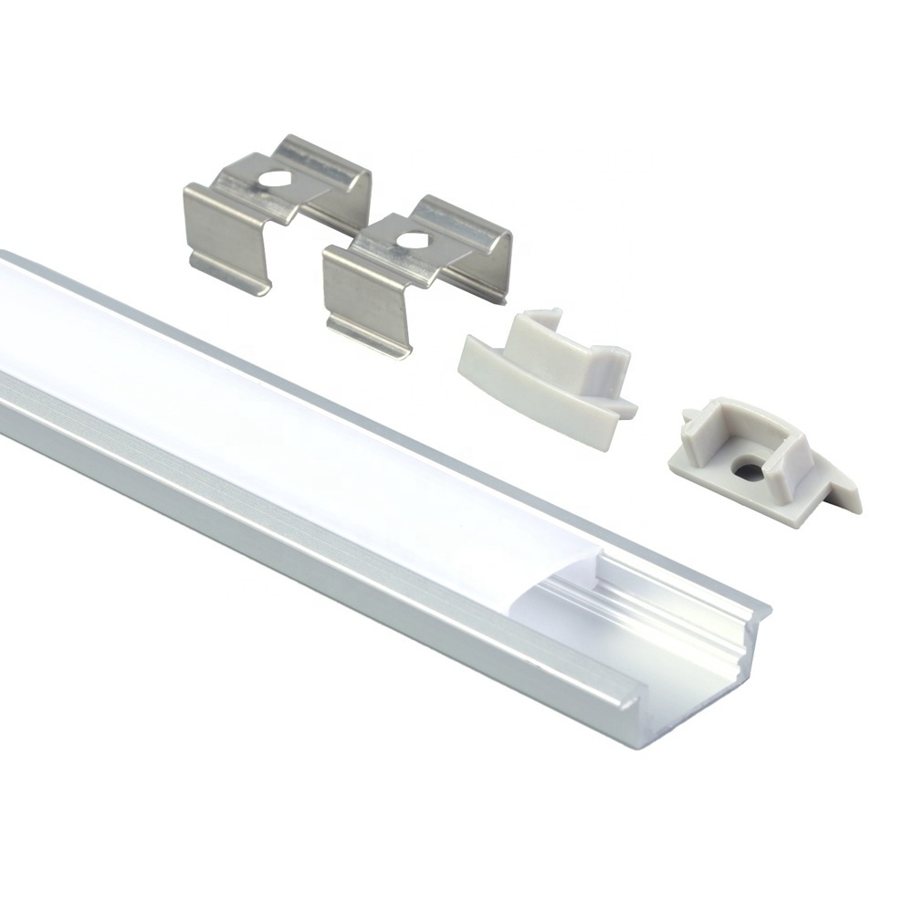 17x8mm Recessed Dry Wall LED Profile Mounting Aluminum LED Profile Extrusion Lighting Aluminum LED Profile Channel