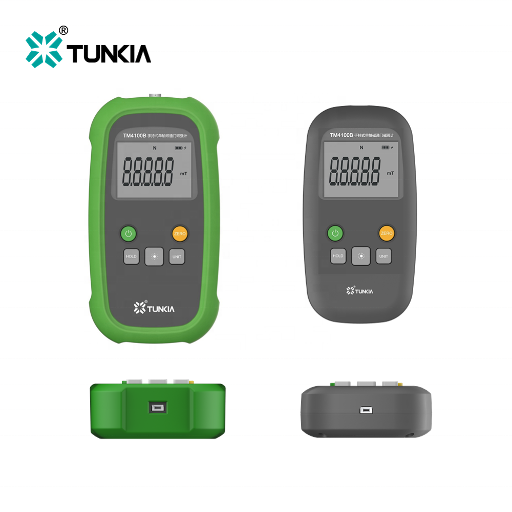 TUNKIA   Accuracy 2% Range 2 mT Tesla Meter Gauss Meter Gaussmeter Magnetic Tester Fluxgate Magnetometer