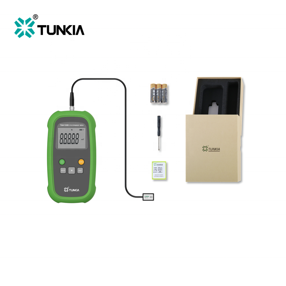 TUNKIA   Accuracy 2% Range 2 mT Tesla Meter Gauss Meter Gaussmeter Magnetic Tester Fluxgate Magnetometer