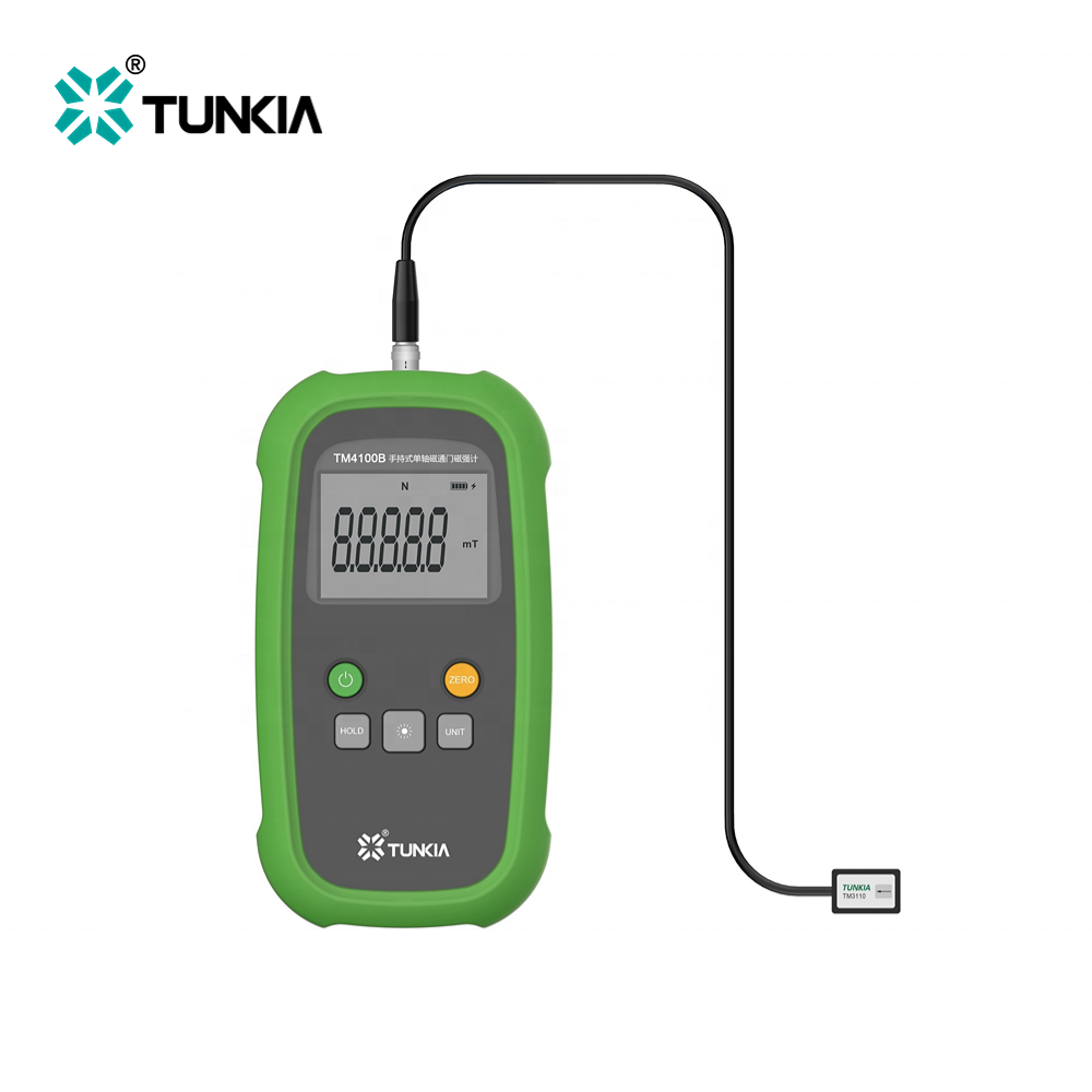 TUNKIA   Accuracy 2% Range 2 mT Tesla Meter Gauss Meter Gaussmeter Magnetic Tester Fluxgate Magnetometer