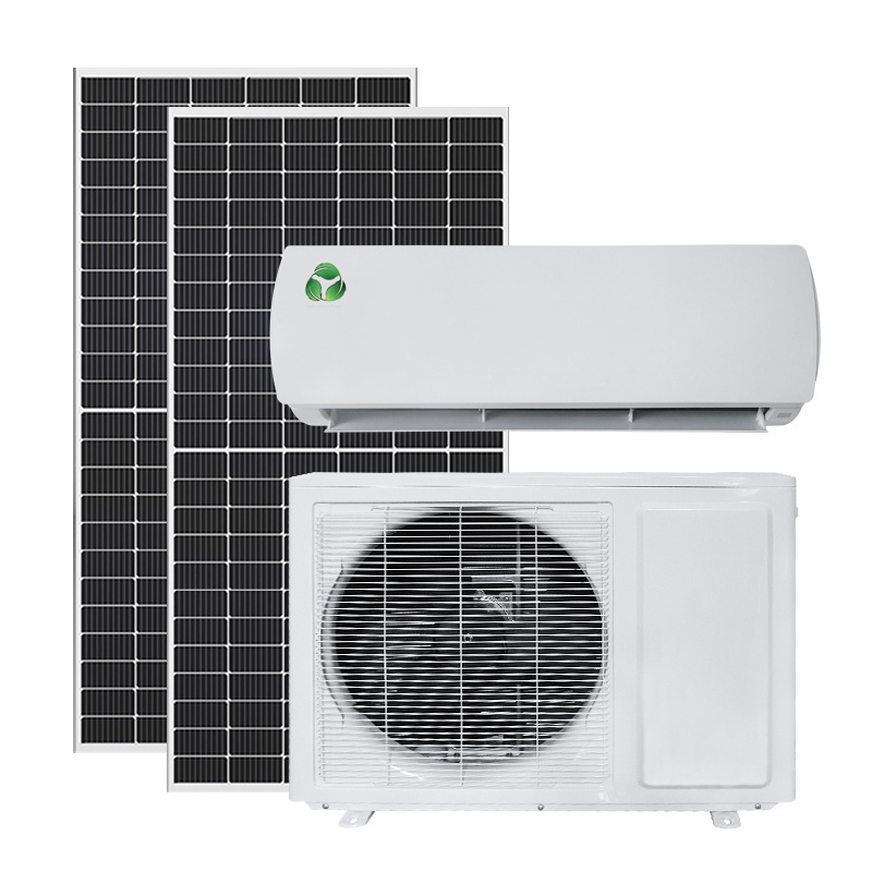 Best AC DC hybrid DC-powered solar air conditioners 24000BTU 3HP for big house use