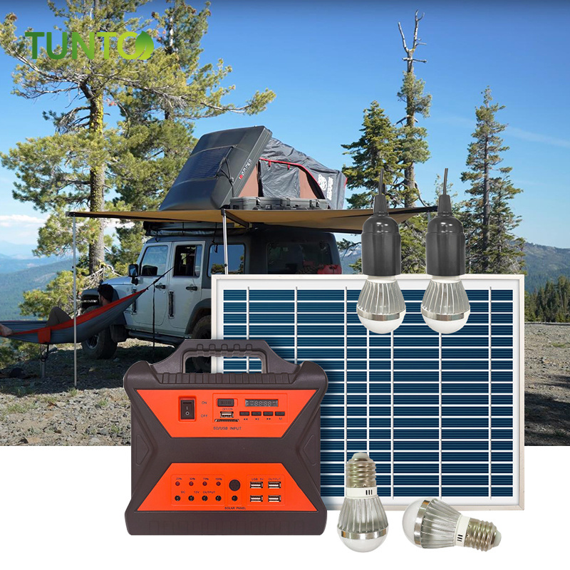 Pay as You Go Solar Home System Multifunctional Small Solar Panel Green Lighting System Kit