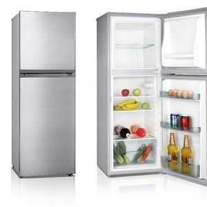 AC DC 145L solar Refrigerator solar powered fridge Freezer for out door and home use setup