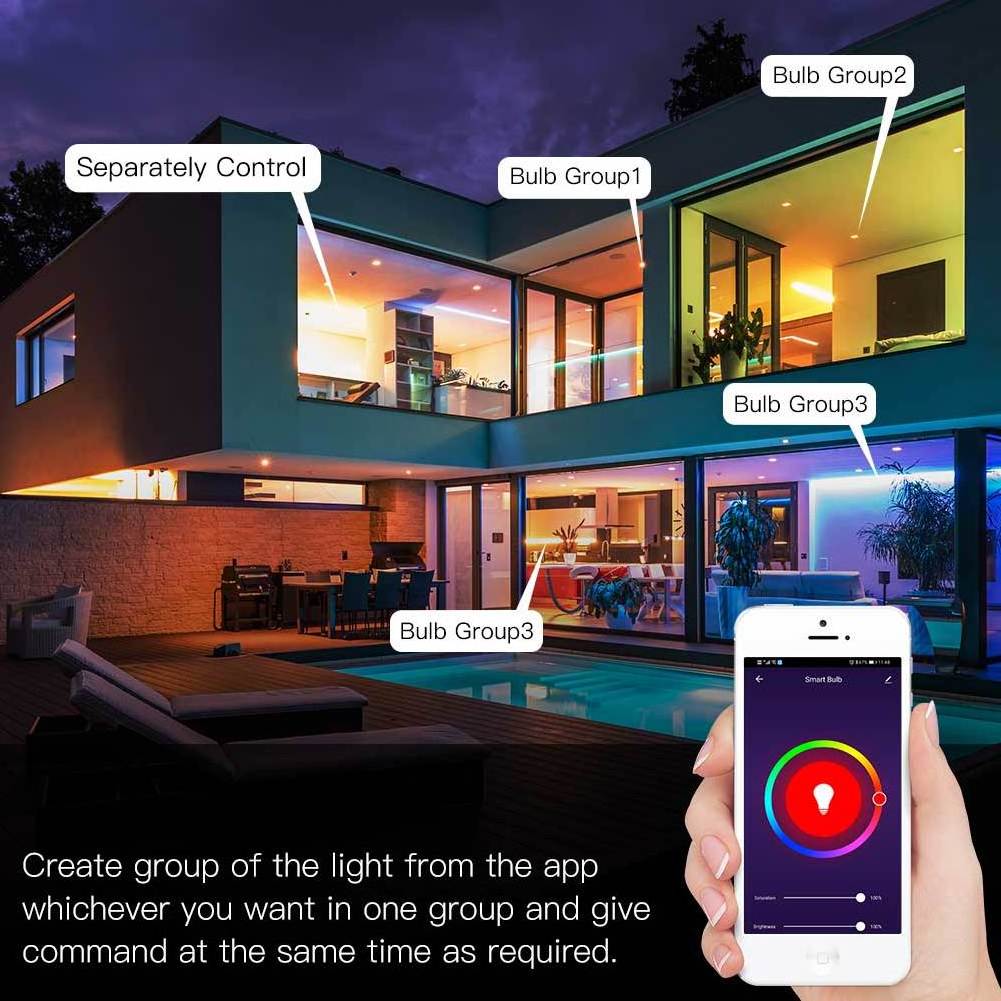 Smart home RGB Led bulb light led lighting 9w 11W e27 e14 b22 smart Zigbee led bulbs led lighting work with tuya APP