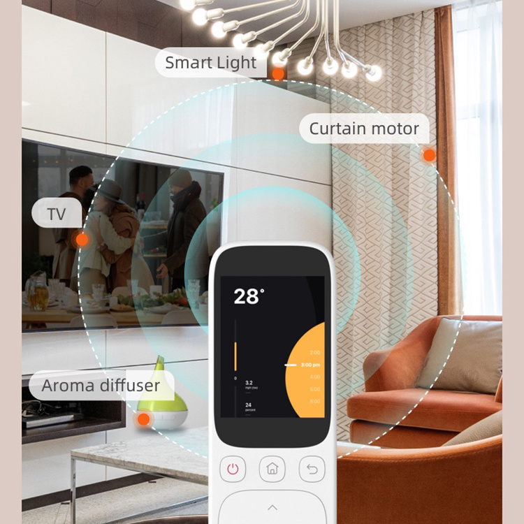 2024 new Wireless WiFi Tuya Smart Touch screen Handheld Central Control IR Remote for Smart Home