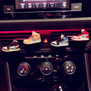 3D mini sneakers air outlet aj1 shoes car freshener decoration with air outlet fragrance