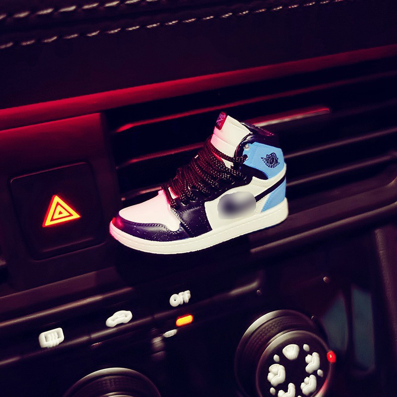 3D mini sneakers air outlet aj1 shoes car freshener decoration with air outlet fragrance