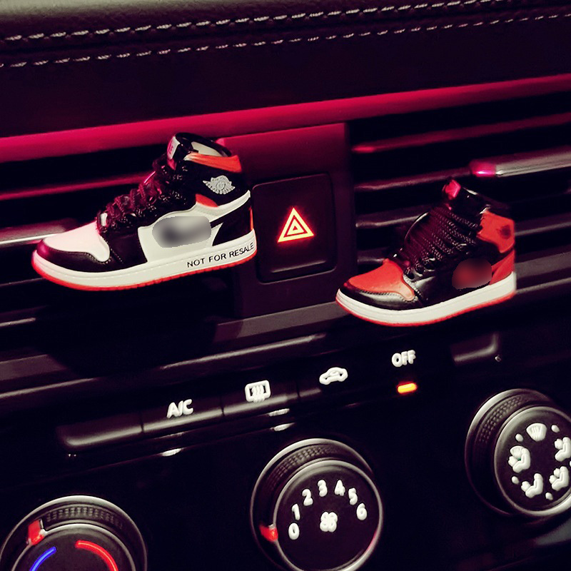 3D mini sneakers air outlet aj1 shoes car freshener decoration with air outlet fragrance