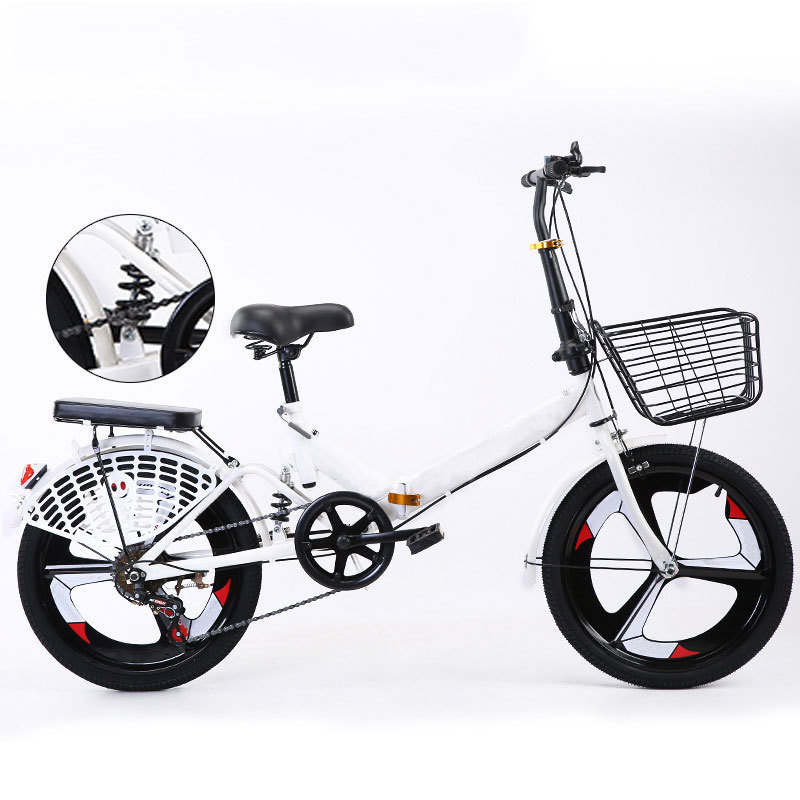 Wholesale 16 20 inch high carbon steel folding bicycle Adult male and female ultra-portable the other city bike