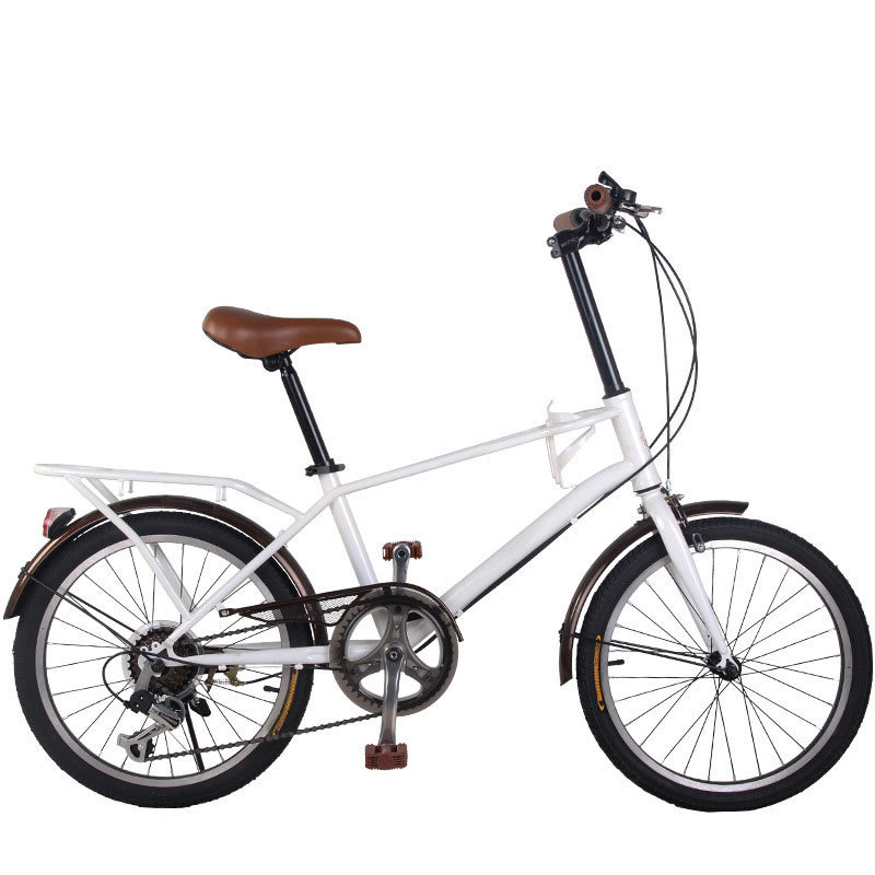 Factory supply 20 inch portable riding bike  princess style adult middle school students leisure retro lady bicycle