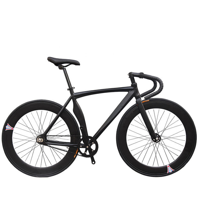 Professional Aluminium Alloy Curved Knife Frame 700C Wheel Rim Fixed gear Bicycle mountain bike