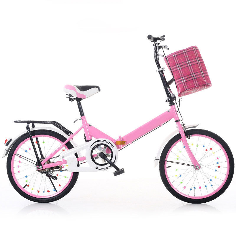 Wholesale 16 20 inch high carbon steel folding bicycle Adult male and female ultra-portable the other city bike